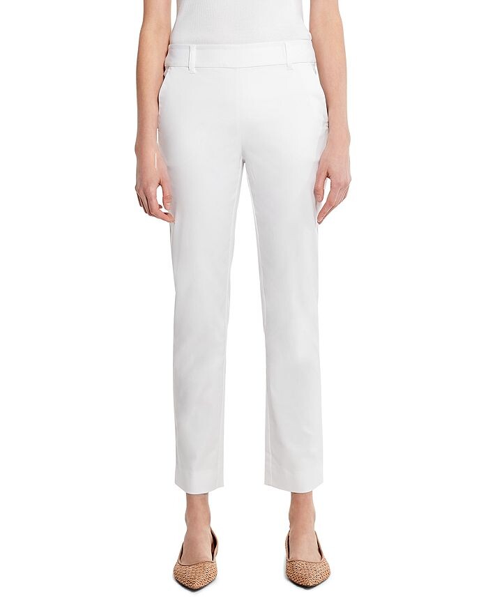 

Полированные брюки Wonderstretch Straight до щиколотки NIC+ZOE, Белый