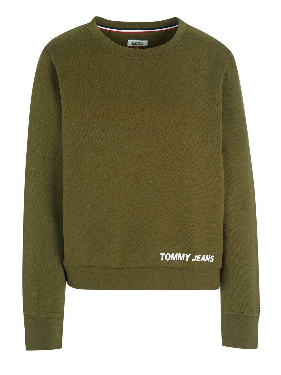 

Пуловер Tommy Hilfiger Jeans, оливковый