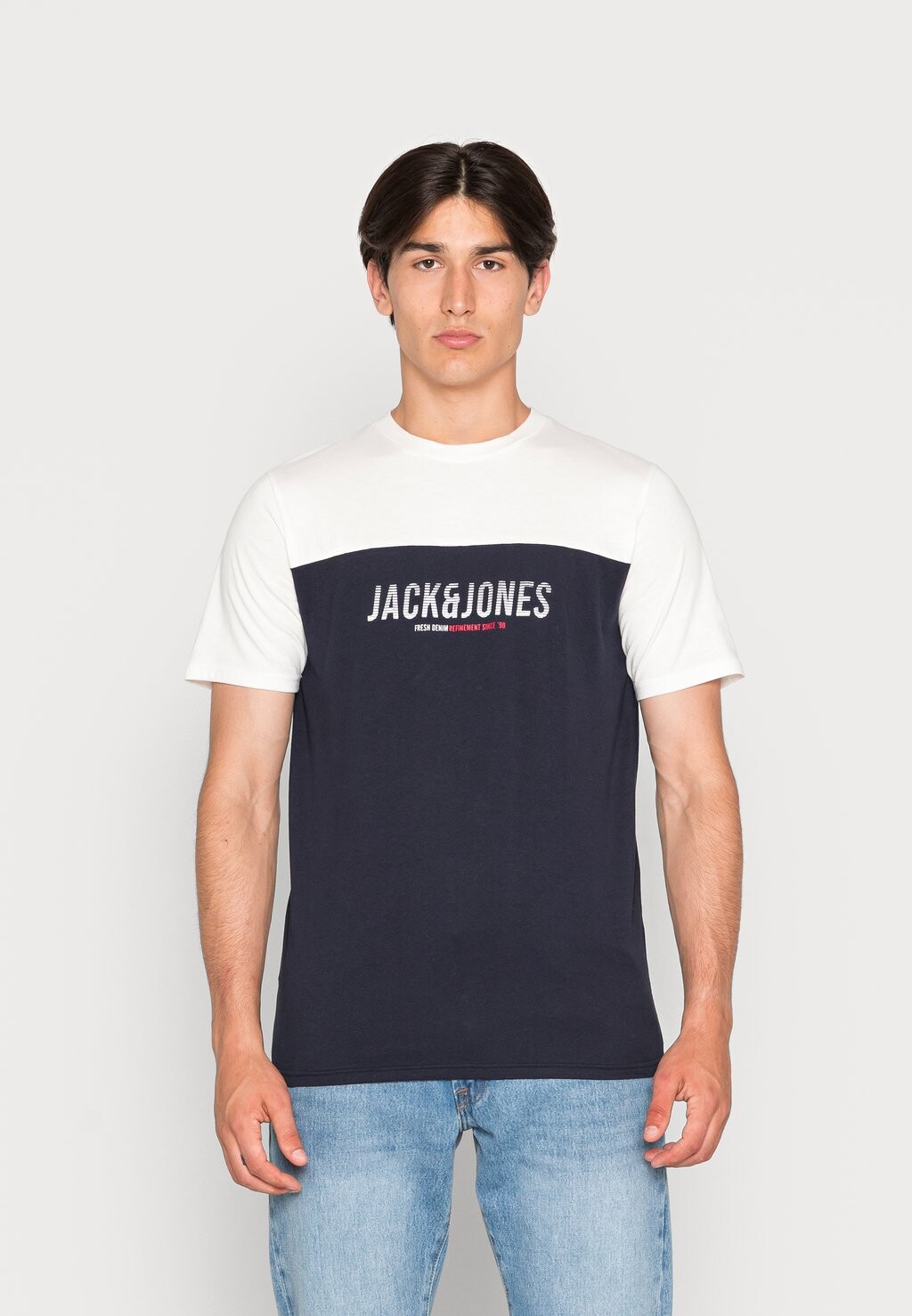 

Футболка с принтом Jack & Jones, темно-синий