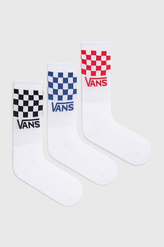 

Детские носки DROP CLASSIC CHECK CREW SOCK Vans, белый