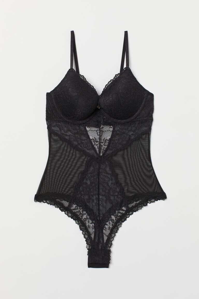 

Боди-стринг с пуш-апом H&M