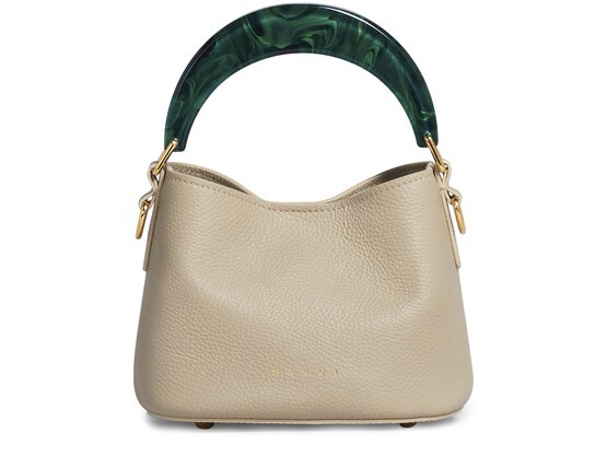 

Мини-сумка-ведро Venice из мягкой зернистой кожи Marni