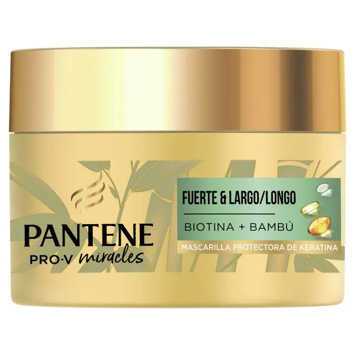 

Маска для волос mascarilla protectora de keratina fuerte y largo Pantene, объем 160 мл
