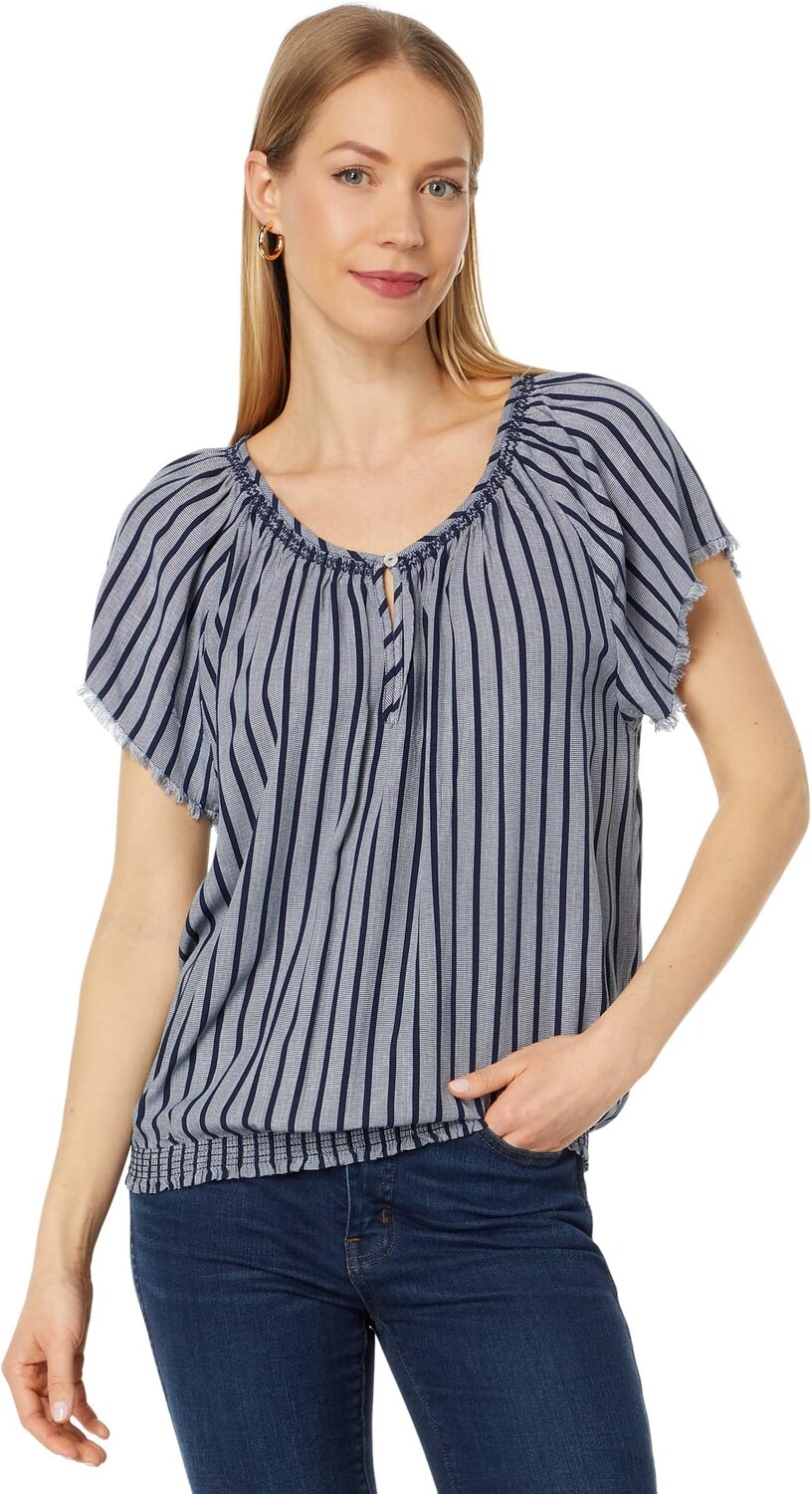 

Лилли Топ Carve Designs, цвет Navy Stripe