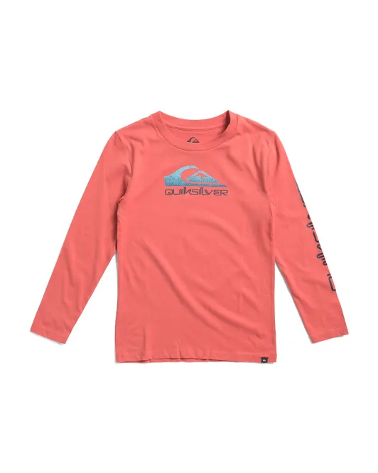 

Топ с длинными рукавами Big Boys Omni Quiksilver, цвет Coral