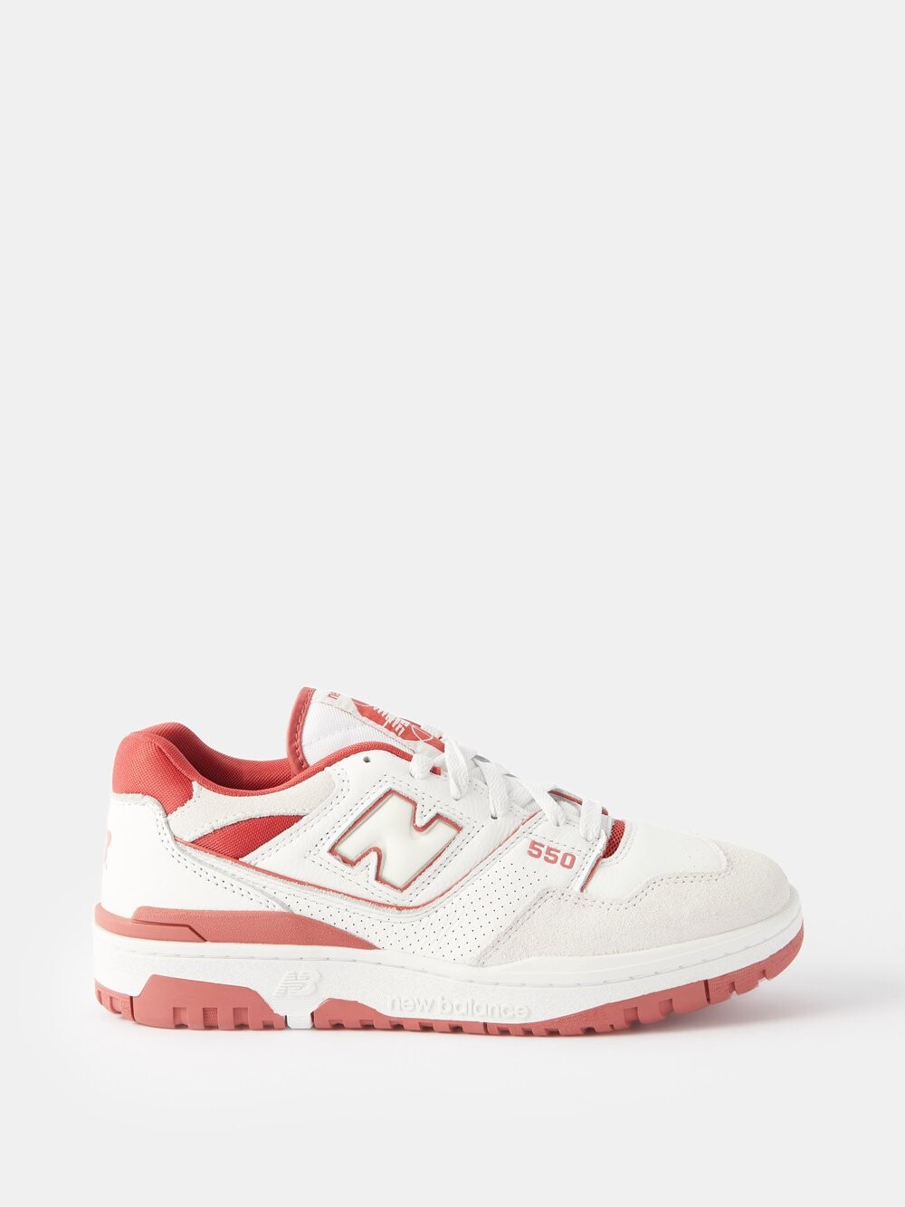 

550 кроссовок из замши и кожи New Balance, белый