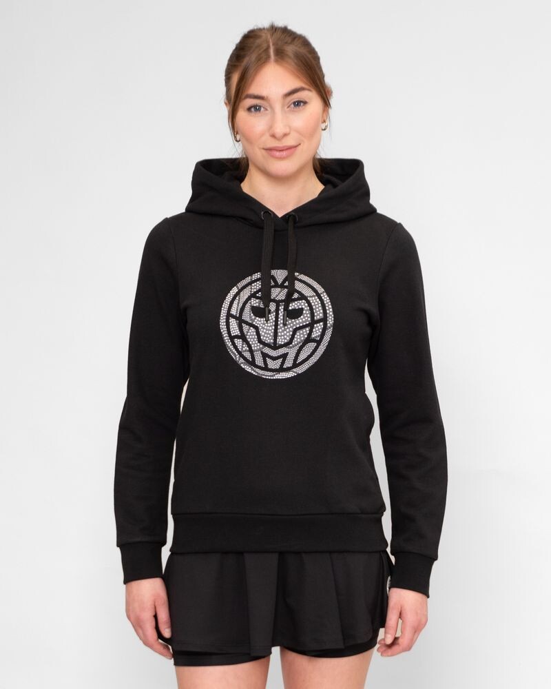 

Толстовка BIDI BADU Protected Leafs Chill Hoody black, white, черный