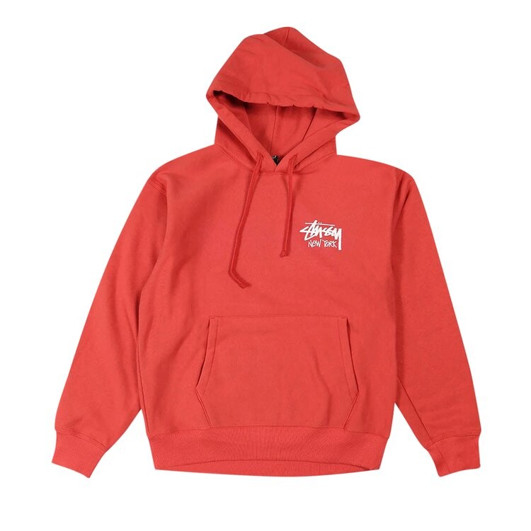 

Худи Stussy Stock New York Hoodie, цвет Pepper