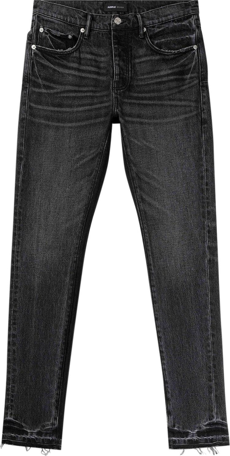 

Джинсы PURPLE BRAND Shadow Inseam Low Rise Slim 'Black', черный