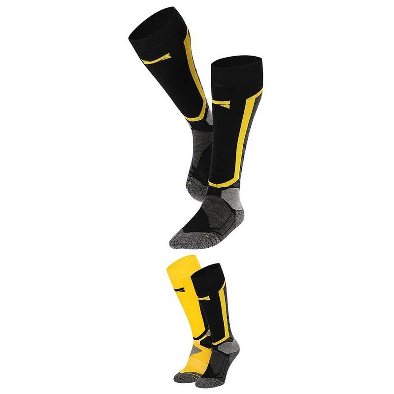 Носки для сноуборда Xtreme, желтые, 2 пары унисекс обвязки для сноуборда xcman унисекс