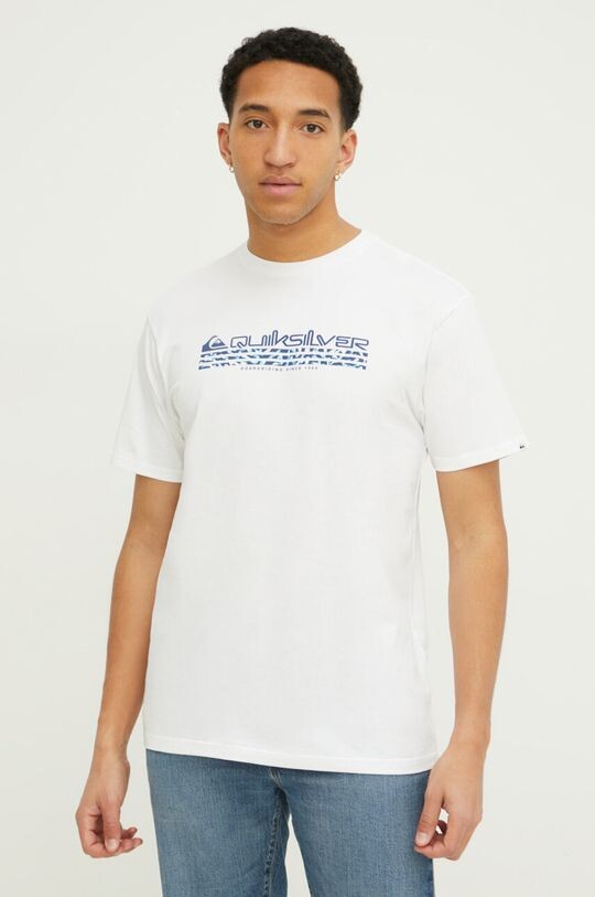

Хлопковая футболка Quiksilver, белый