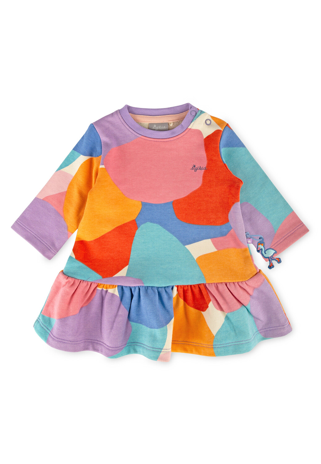 

Платье Sigikid Sweat, langarm Wild Flamingo, красочный