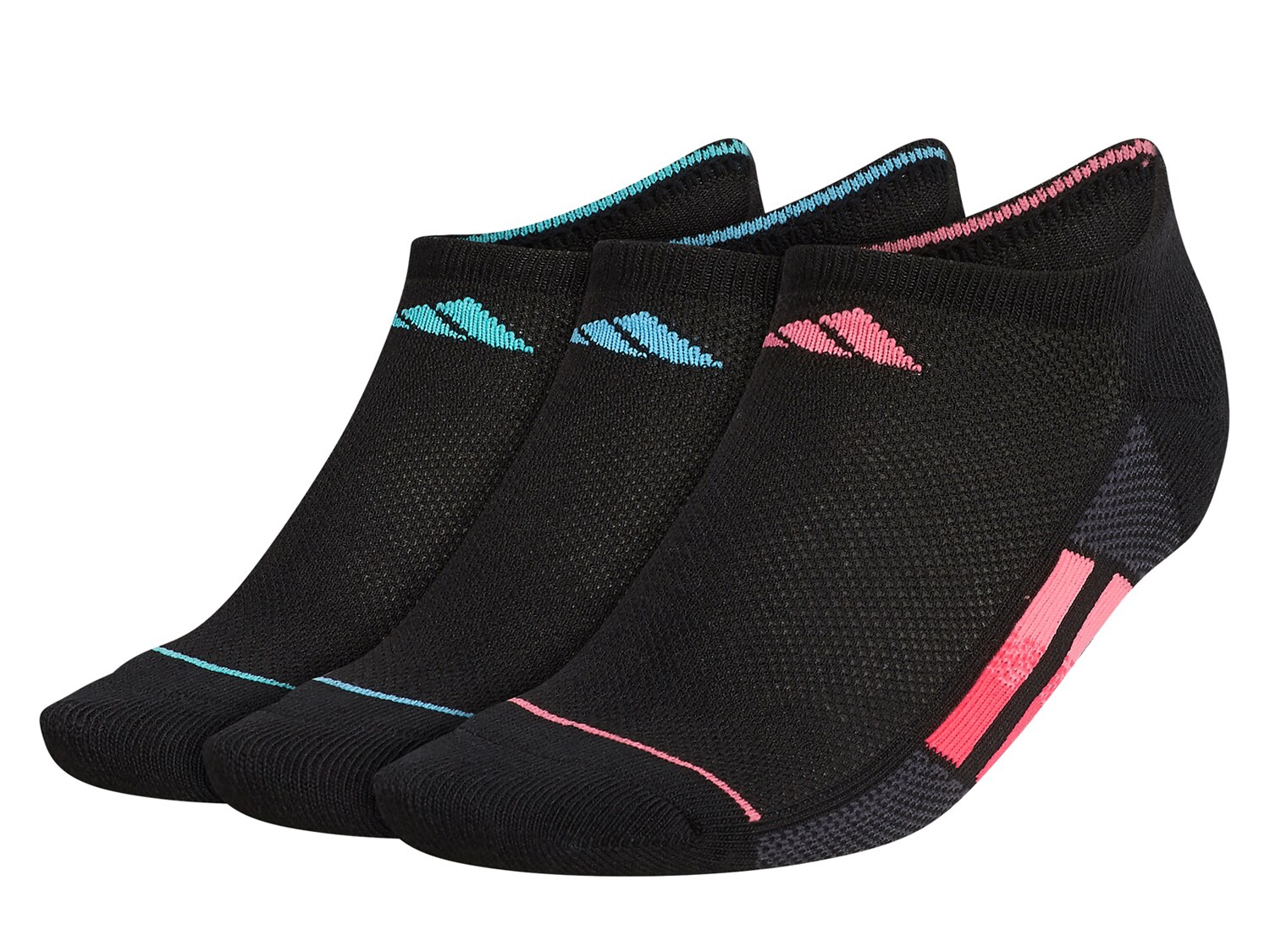 Носки Adidas Superlite Stripe 3 3 шт, черный/розовый/синий носки в тубусе запас носков на 2023 год
