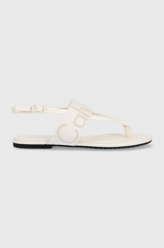 цена Сандалии FLAT SANDAL WEBBING Calvin Klein Jeans, бежевый