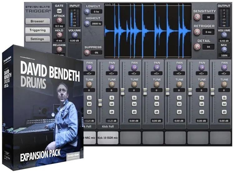 

Пакет расширения Steven Slate Drums David Bendeth Drums для Trigger