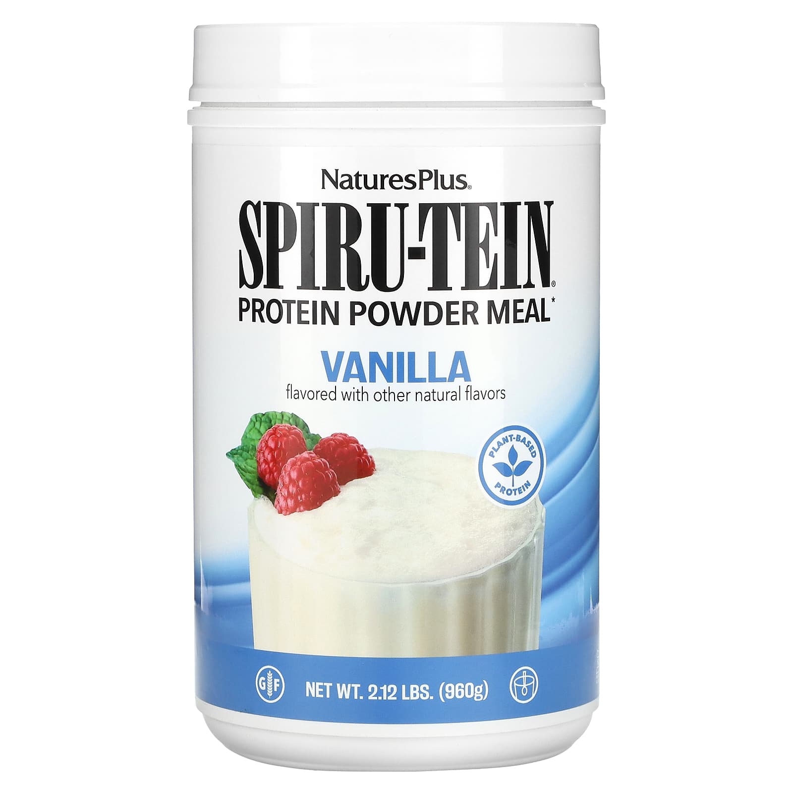 

Spiru-Tein, питание с высоким содержанием протеина, ваниль, 960 г (2,12 фунта), NaturesPlus