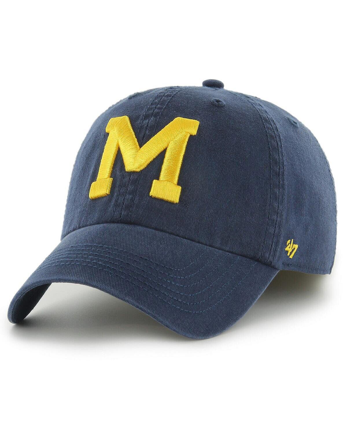 

Мужская темно-синяя приталенная шляпа Michigan Wolverines Franchise '47 Brand