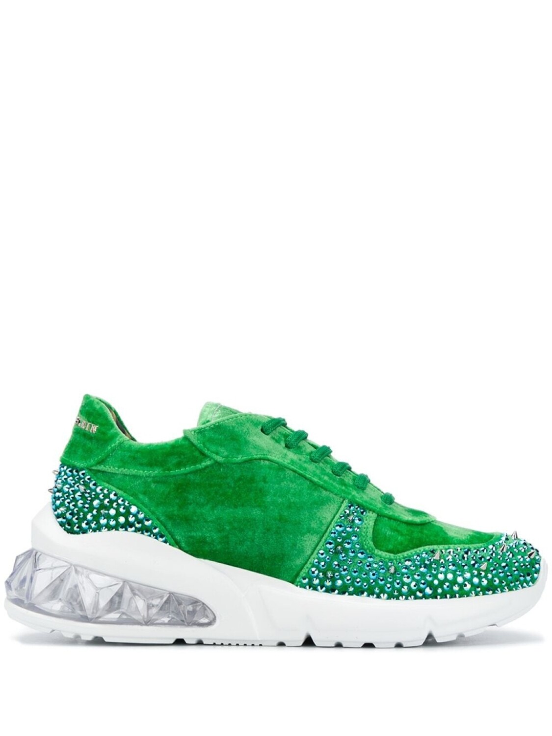 

Кроссовки Runner с заклепками Philipp Plein, зеленый