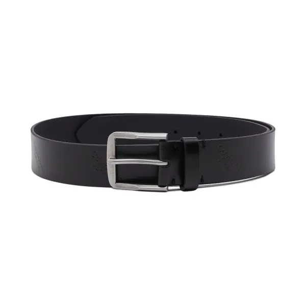 

Кожаный ремень fl cl ro lthr aop Calvin Klein, черный
