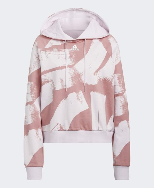 

Толстовка с капюшоном adidas, розовый