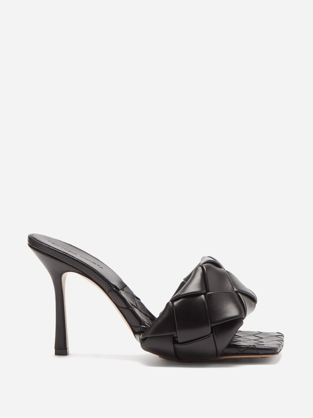 

Кожаные сабо lido 90 intrecciato Bottega Veneta, черный