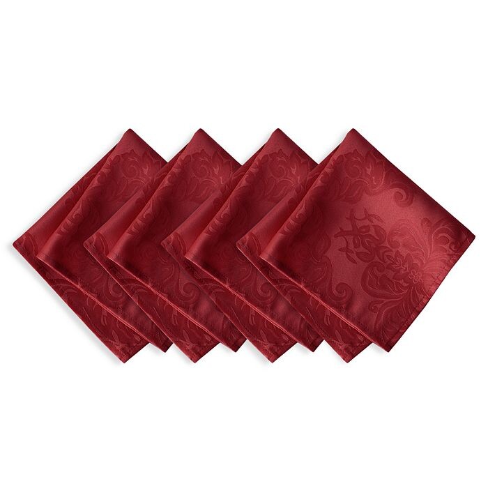 

Жаккардовые дамасские салфетки Barcelona, ​​набор из 4 шт. Elrene Home Fashions