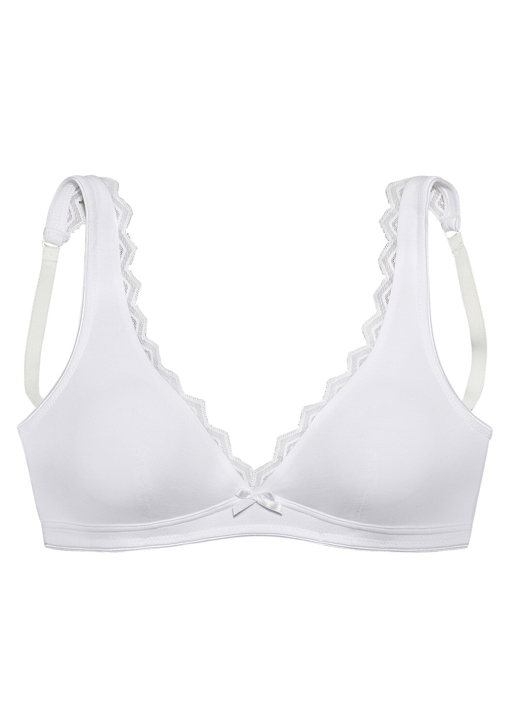 Бюстгальтер без косточек PETITE FLEUR Bralette BH, цвет puder+weiß бюстгальтер без косточек petite fleur bralette bh цвет 2x weiß