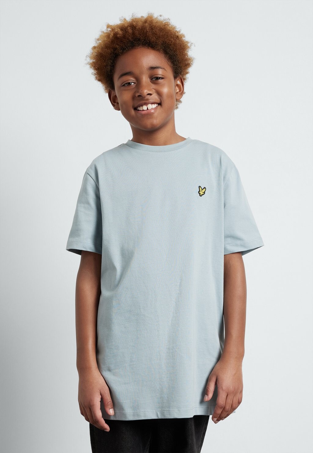

Футболка базовая PLAIN Lyle & Scott, цвет slate blue