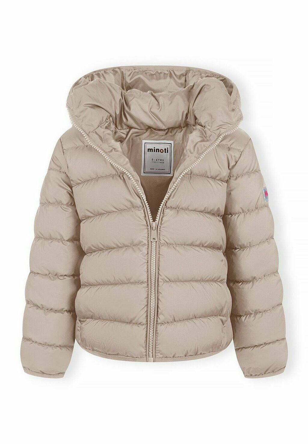 

Межсезонная куртка HOODED PADDED PUFFER MINOTI, цвет Sand