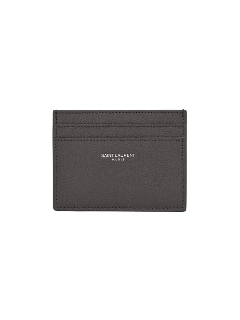 

Визитница из зернистой кожи Saint Laurent