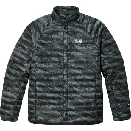 Куртка с кнопками Ghost Whisperer мужская Mountain Hardwear, цвет Black Paintstrokes Print