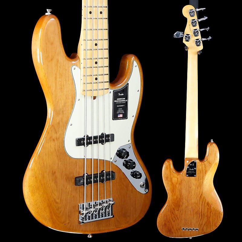 

Басс гитара Fender American Professional II Jazz Bass V, Maple Fb, Roasted Pine