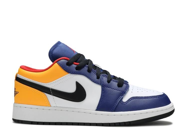 

Кроссовки AIR JORDAN 1 LOW GS 'ROYAL YELLOW', белый