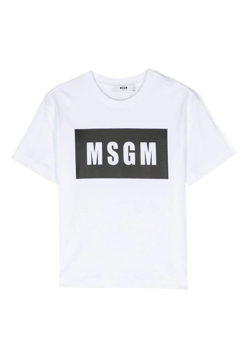 

Футболка с принтом Con Logo MSGM, белый