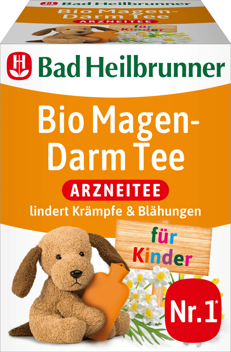 Чай детский органический желудочно-кишечный чай (8 пакетиков) 14,4 г Bad Heilbrunner