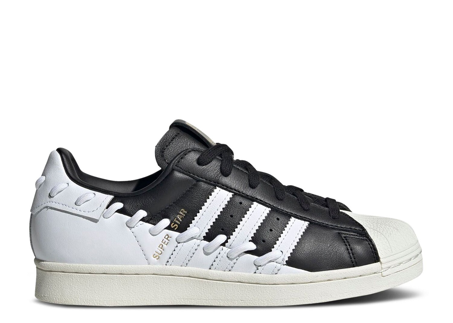 

Кроссовки adidas Wmns Superstar 'Stitched - Black White', черный