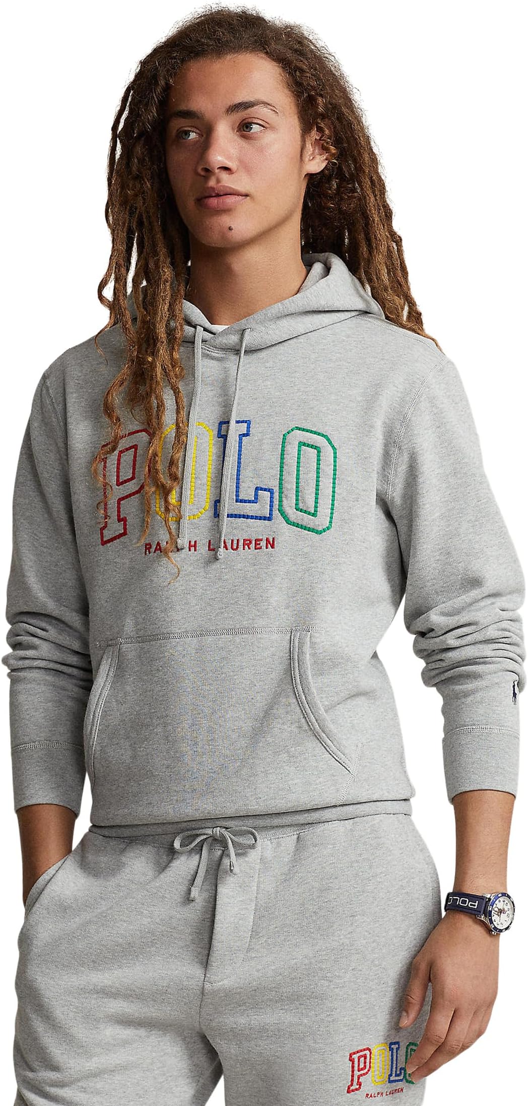 

Худи с флисовым логотипом RL Polo Ralph Lauren, цвет Andover Heather