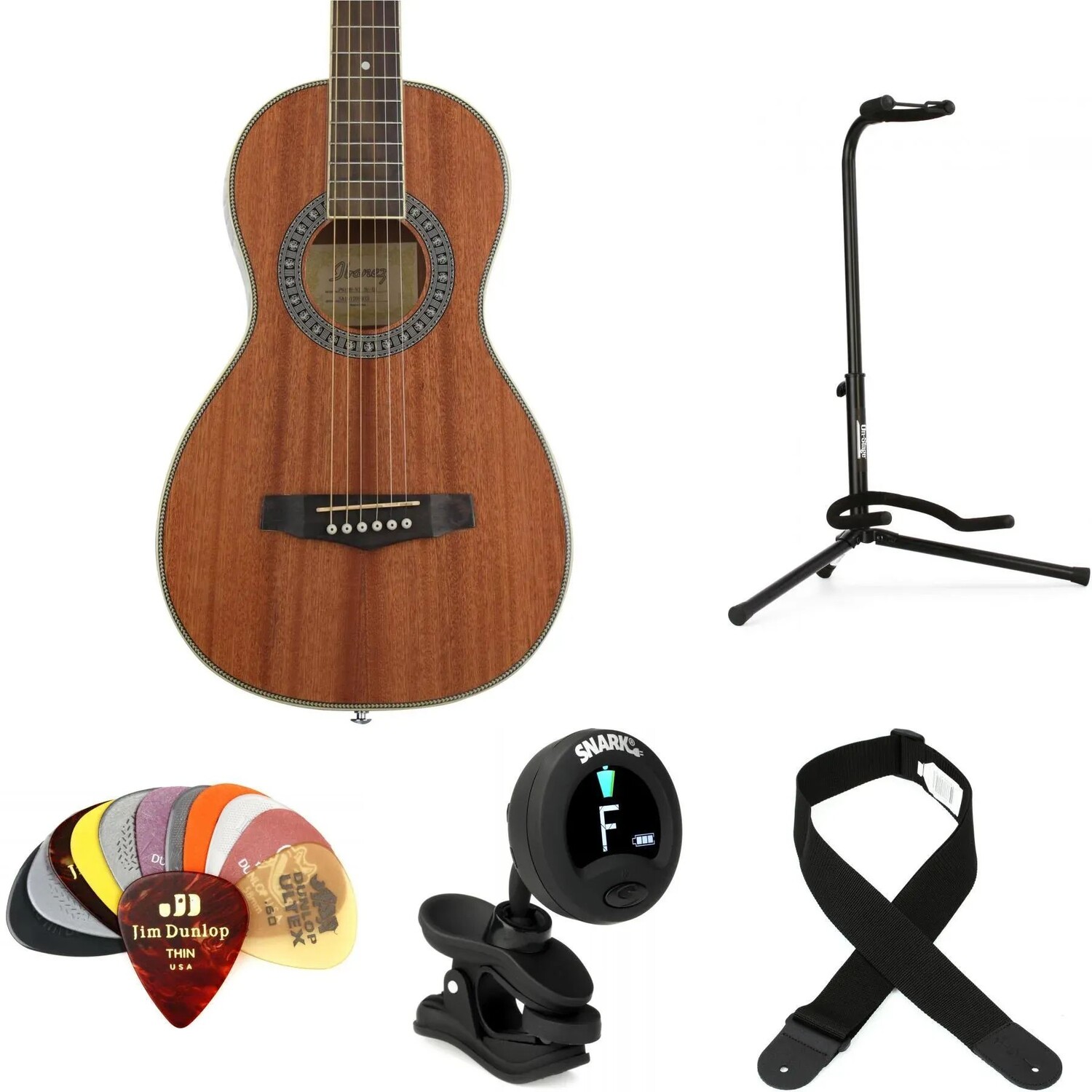 

Ibanez PN1 Mahogany Essentials Bundle — натуральный глянцевый блеск