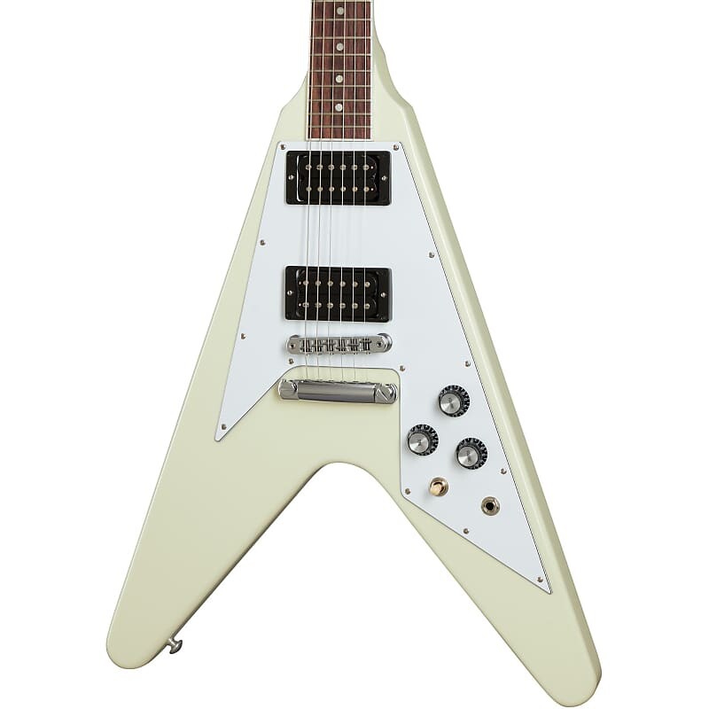 

Электрогитара Gibson 70’s Flying V Electric Guitar - Classic White