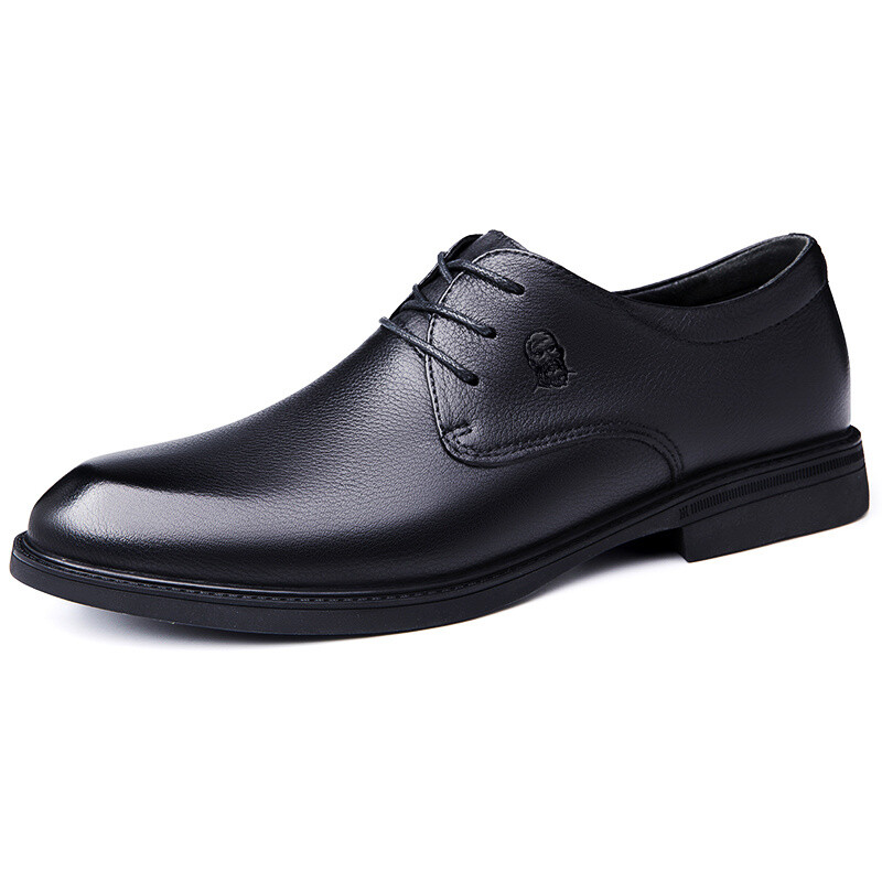 

Туфли мужские низкие Laorentou, цвет Black crocodile