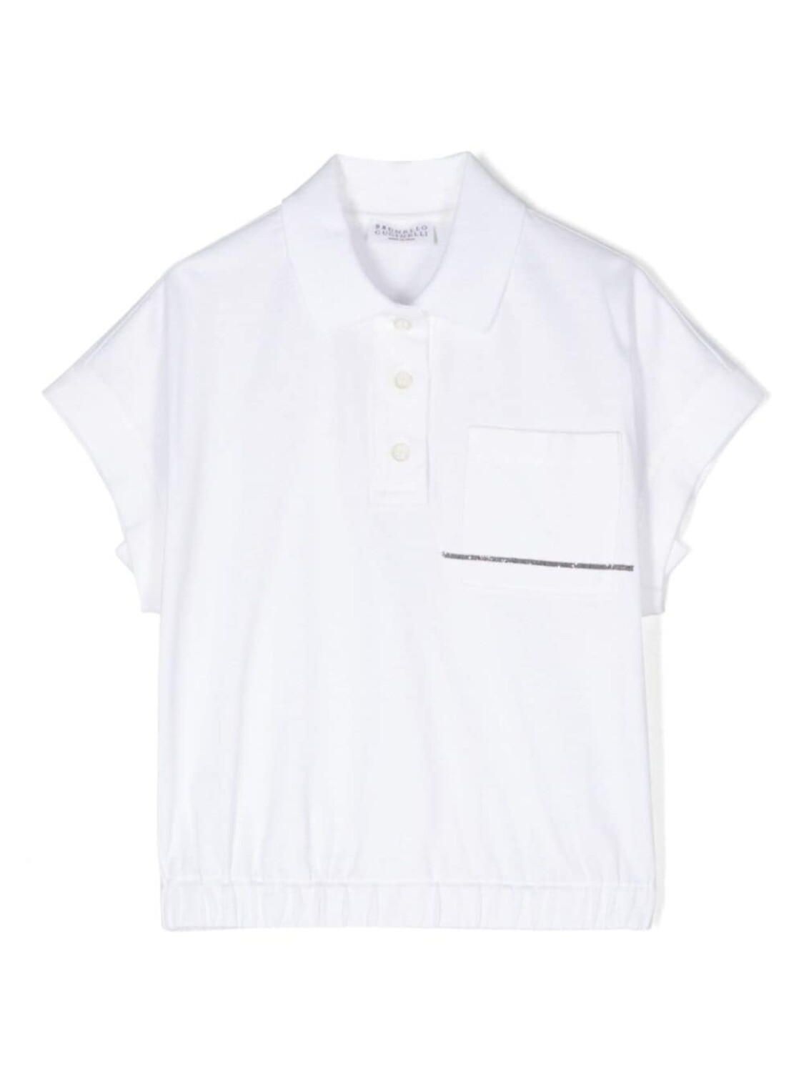 

Brunello Cucinelli Kids футболка с цепочкой, белый