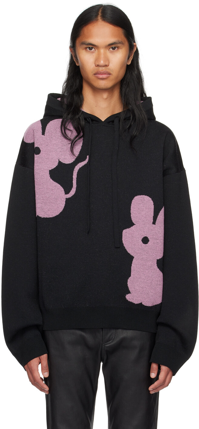 

Двусторонний худи Black Mouse Сиреневый JW Anderson, Фиолетовый