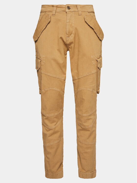 

Тканевые брюки узкого кроя Alpha Industries, зеленый