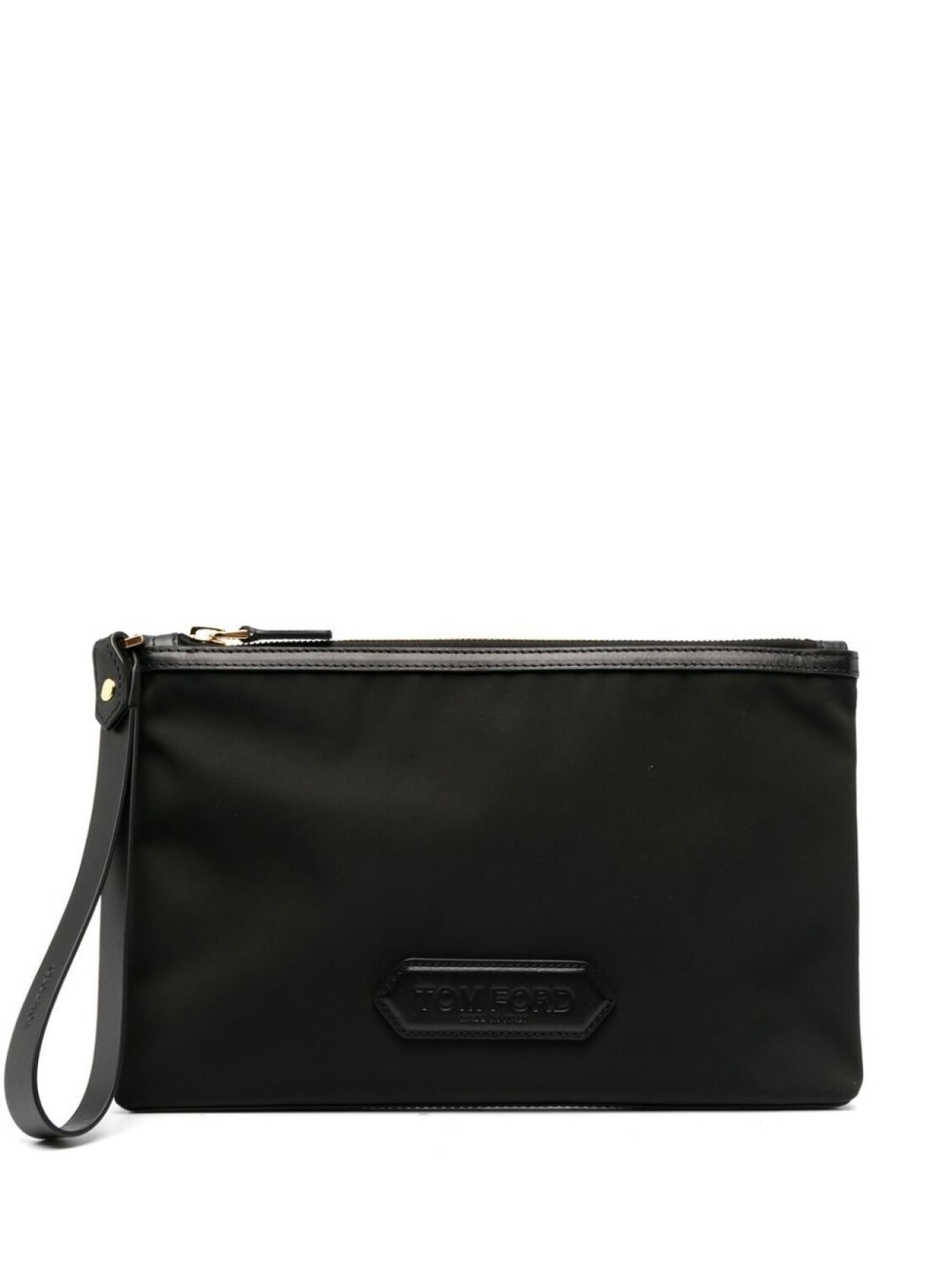 

TOM FORD клатч с нашивкой-логотипом, черный