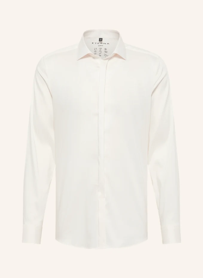 

Рубашка slim fit Eterna, экрю