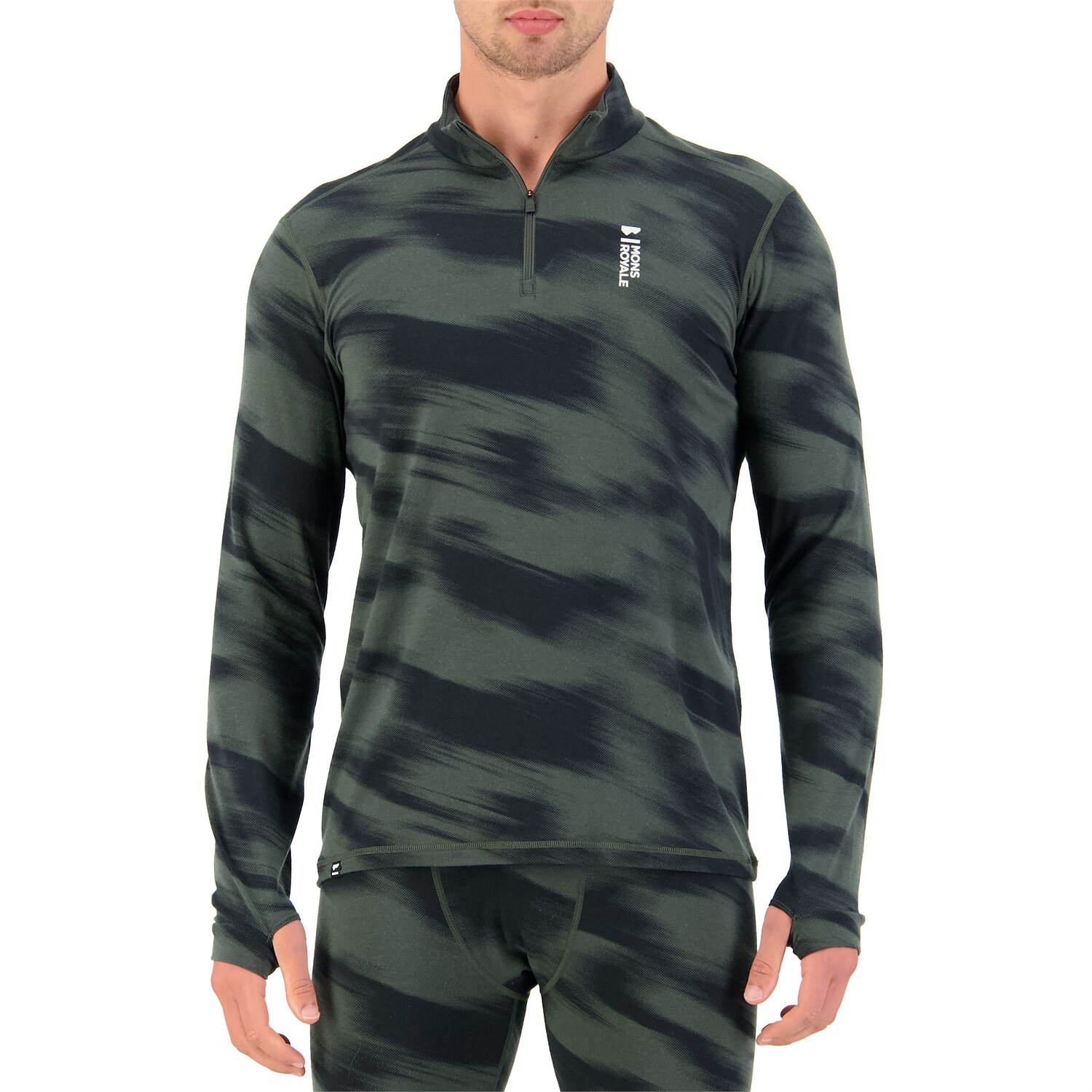 

Топ MONS ROYALE Cascade 1/4 Zip, цвет Rosin Motion