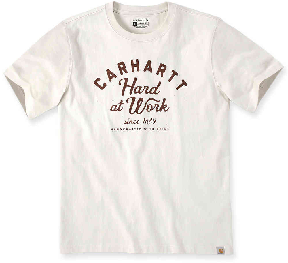 

Футболка Reladex Fit Heavyweight с рисунком Carhartt, белый