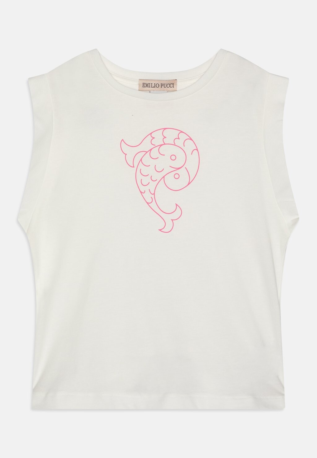 

Футболка с принтом Emilio Pucci, цвет ivory