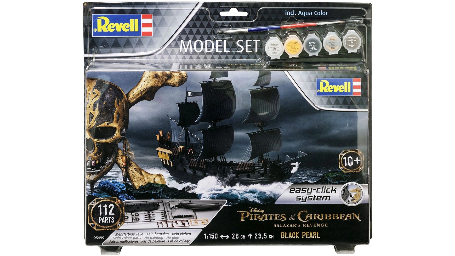 Revell Набор моделей пиратского корабля Черная Жемчужина тримбл ирен пираты карибского моря проклятие черной жемчужины