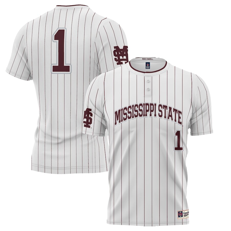 

Джерси ProSphere Mississippi State Bulldogs, белый